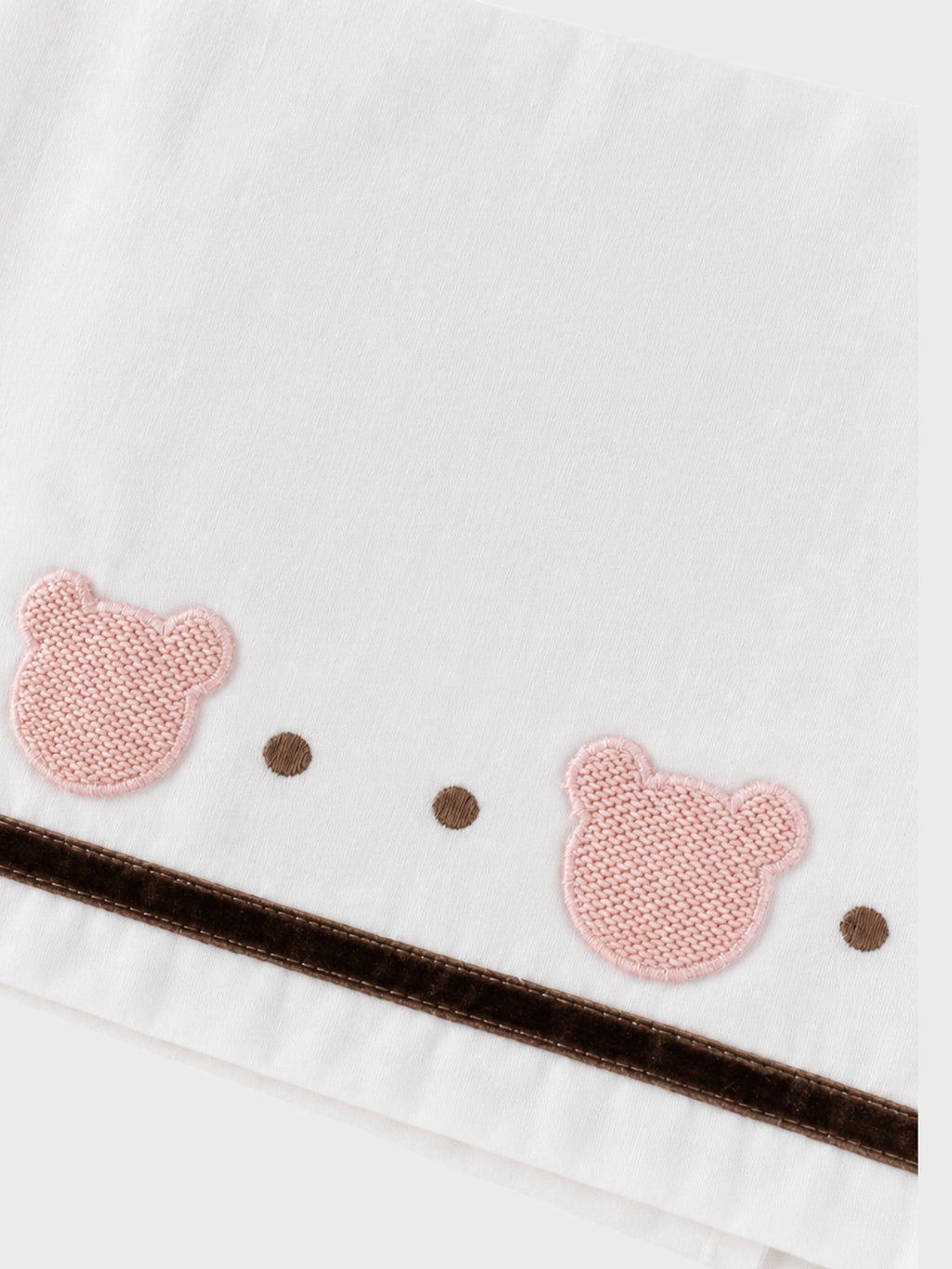 Baby Girl Bed Sheet Set White IB52LE