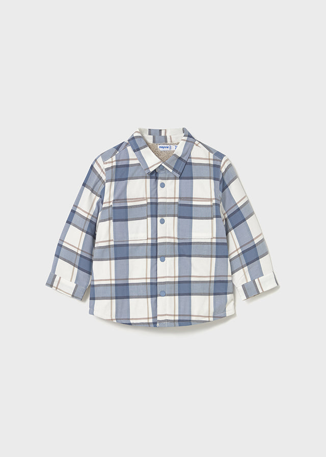 Camisa Niño Manga Larga Azul Algodón 2104/84