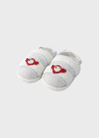 Babbucce Neonato Bianco MARIN/SC by PICCOLA GIUGGIOLA