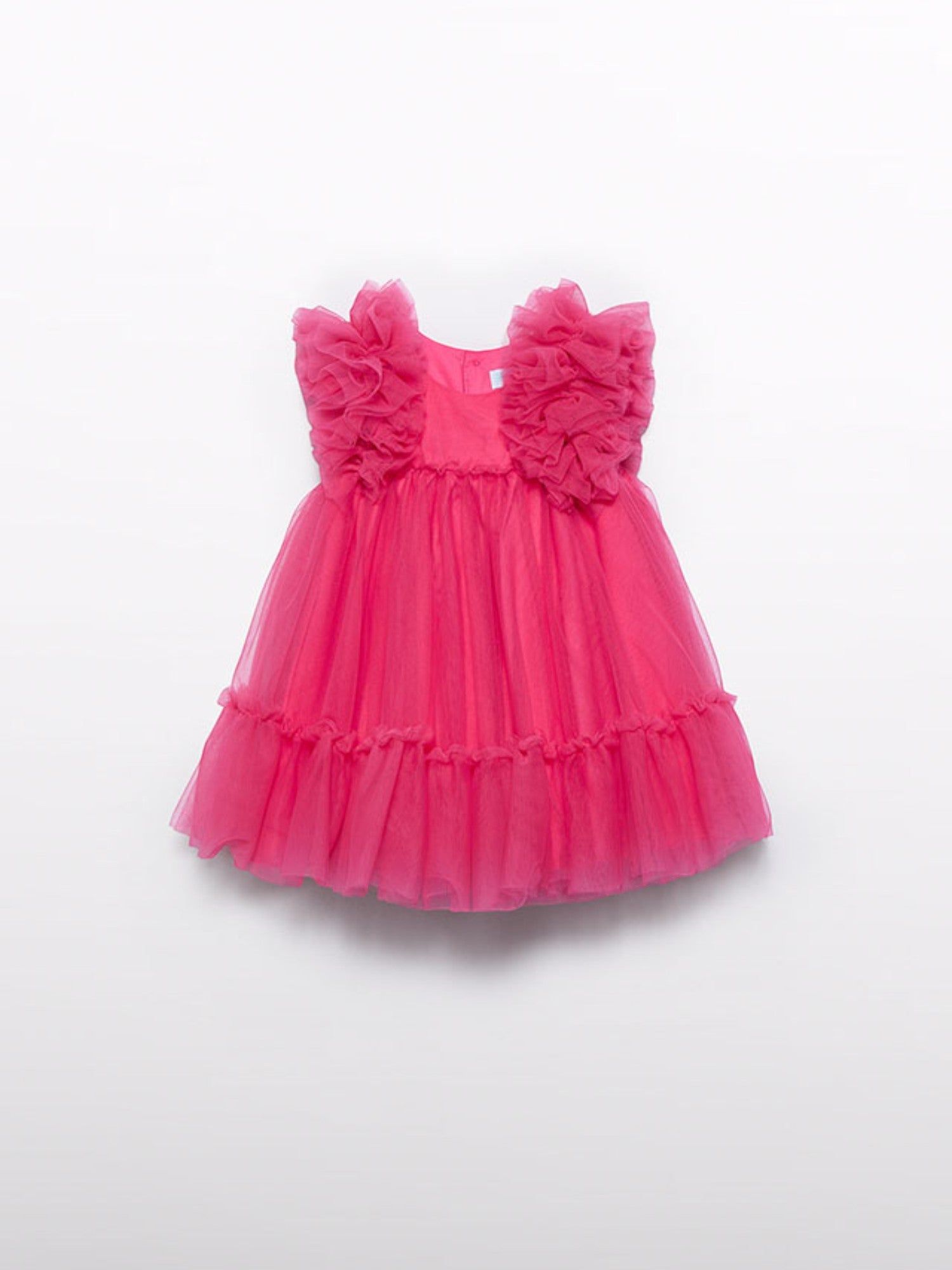 Abito  tulle Bimba FUCSIA 5029/92 -  NANU' BABY