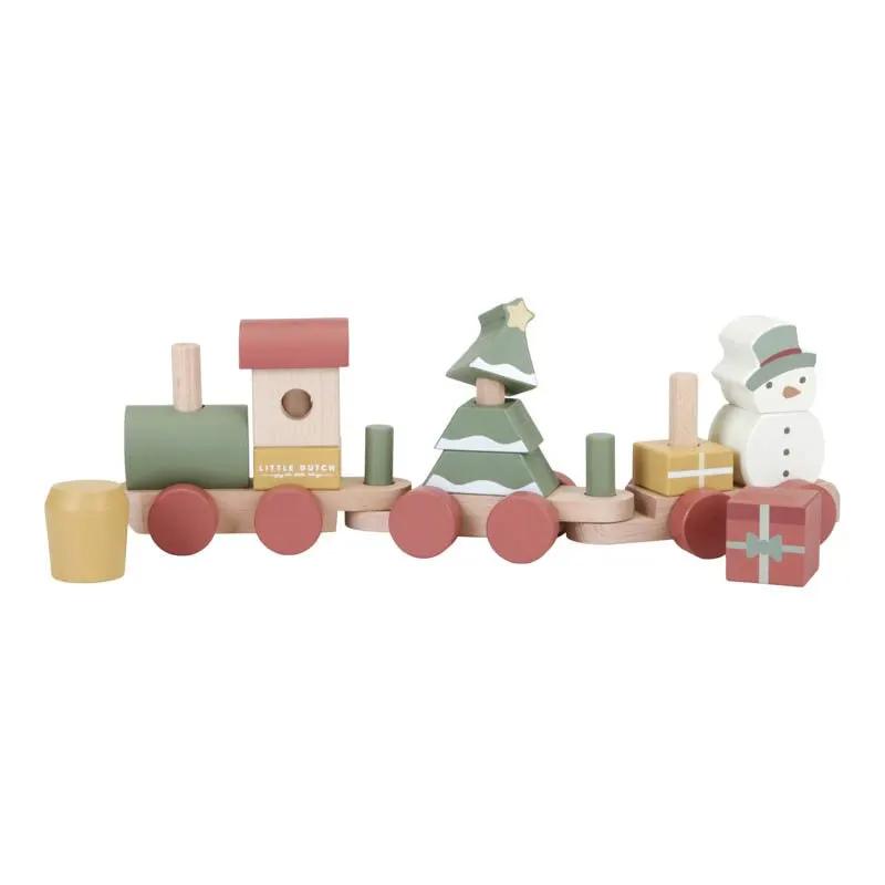 Trenino Rosso LD4861 by LITTLE DUTCH