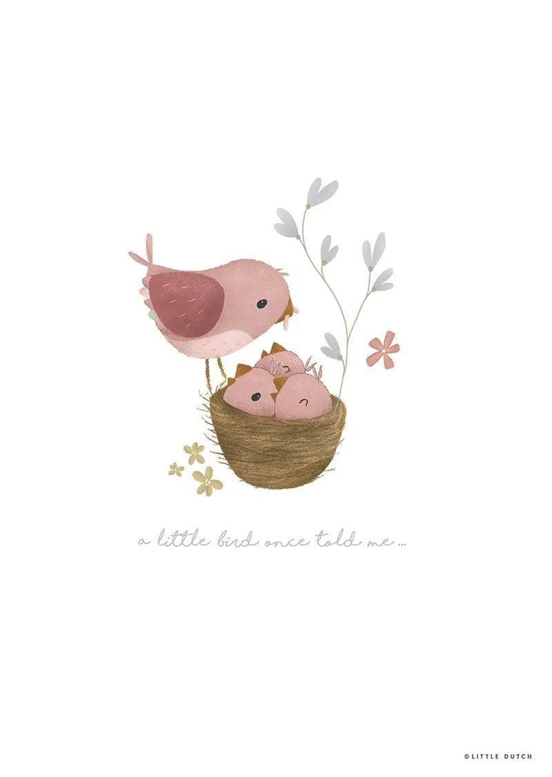 Poster A3 Rosa PW11521550 by LITTLE DUTCH