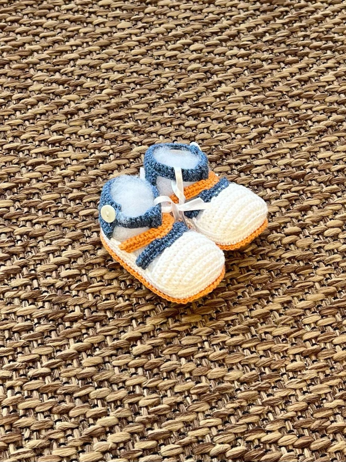 Babbucce Neonato BLU CETIN/SC -  NANU' BABY