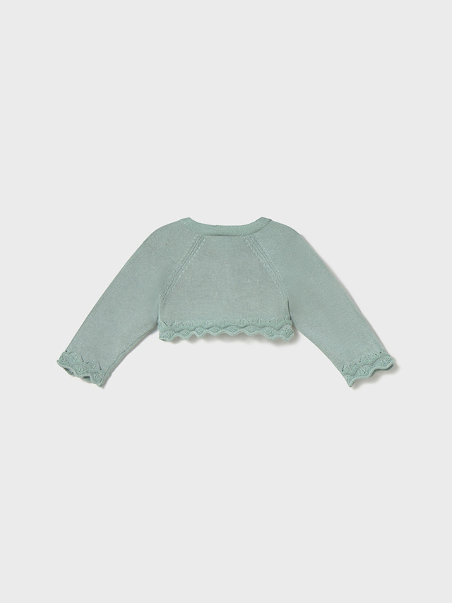Giacchino in maglia basico Bimba VERDE 318 /V -  NANU' BABY