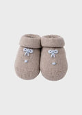 Babbucce Neonato Avorio NODINI 754/S by BABY LORD