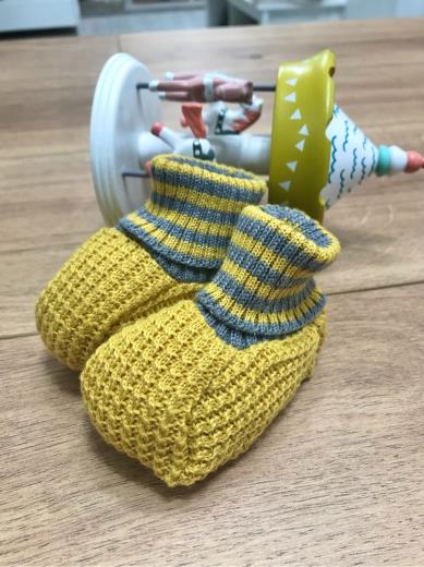 Babbucce Neonato GRIGIO IP68S -  NANU' BABY