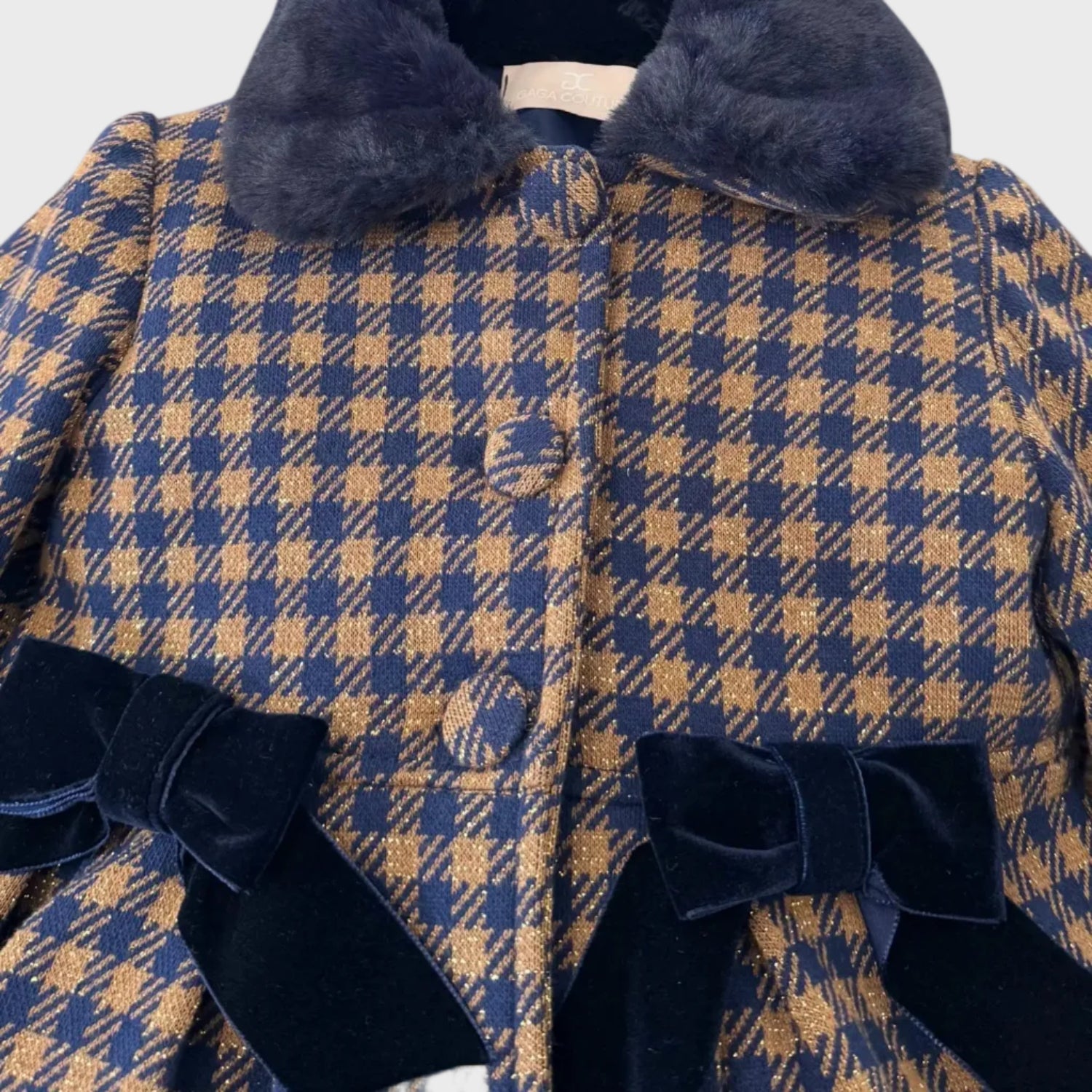 Cappotto Bimba Blu GG41I by GUGU GAGA