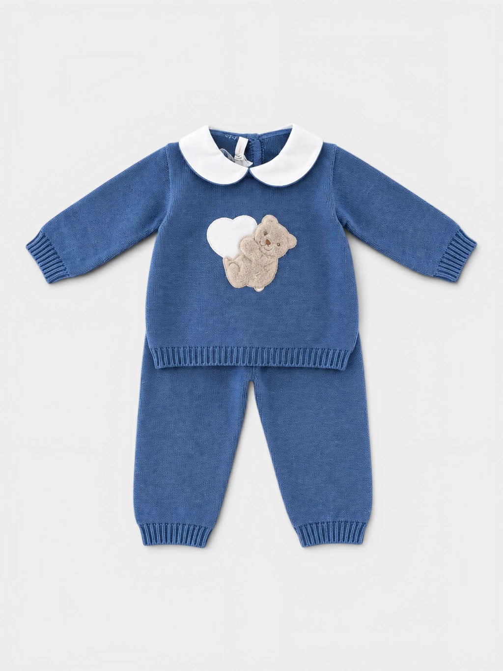 Completo nascita Neonato Blu TEDDY LOVE 518/I by BABY LORD
