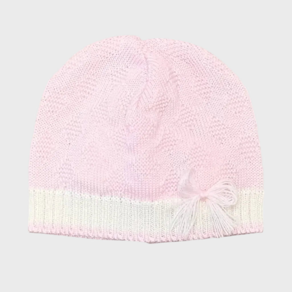 Cuffia Neonata Rosa 7777 Teddy by BIMBALO'