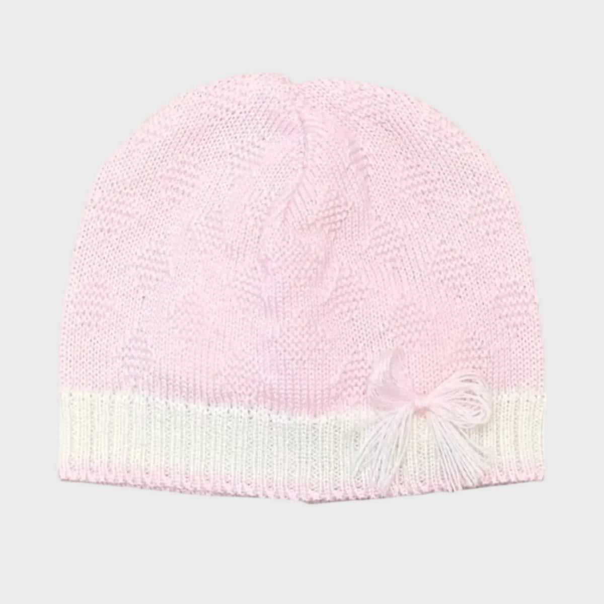 Cuffia Neonata Rosa 7777 Teddy by BIMBALO'