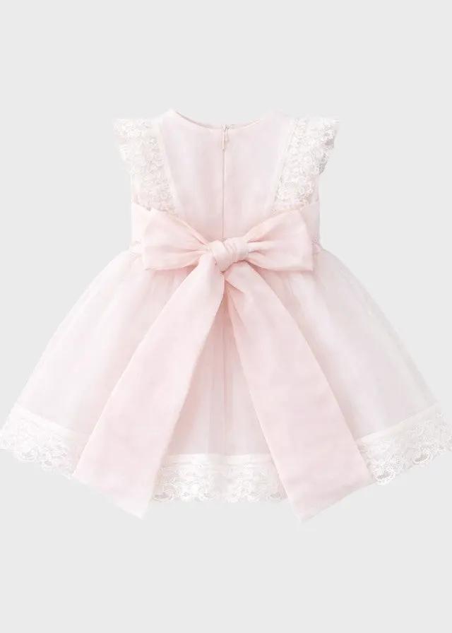 Abito Cerimonia Bimba Rosa FB086/R by FLO' SARTORIA ITALIANA