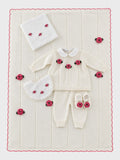 Newborn Baby Girl Coordinated Set Ivory ALMA/COOR