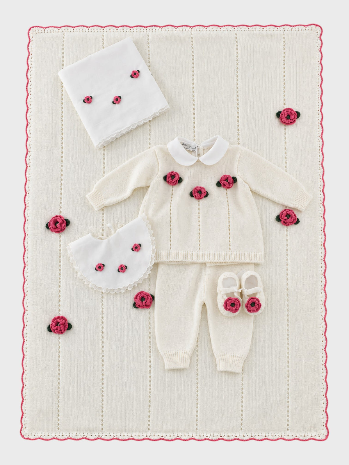 Newborn Baby Girl Coordinated Set Ivory ALMA/COOR