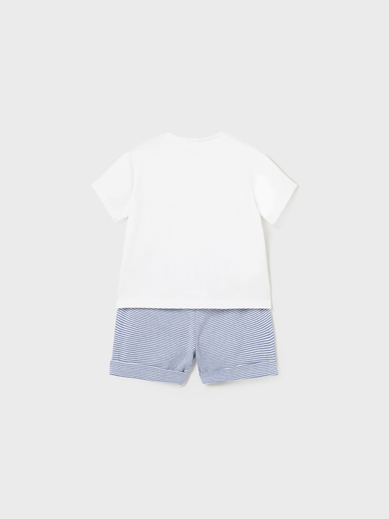 Comp 4 pezzi corto Bimbo BLU 1626 -  NANU' BABY