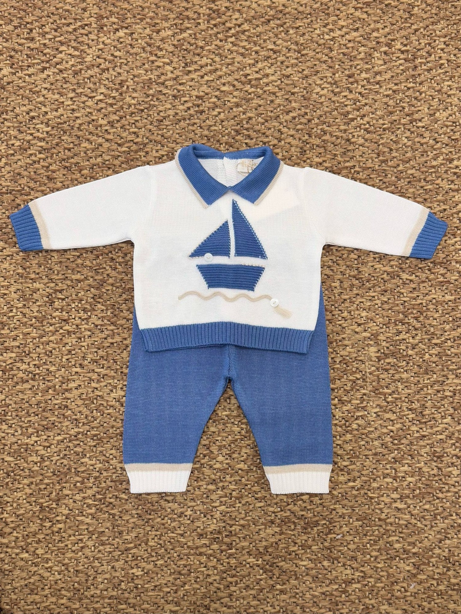 Completo nascita Neonato AZZURRO 7619/A -  NANU' BABY