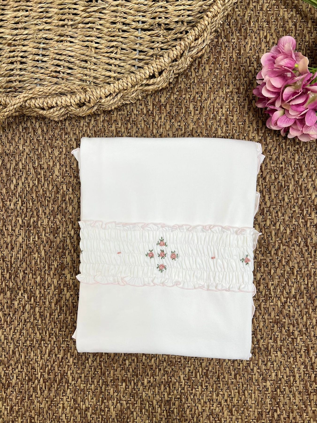 Coperta Roselline rosa Neonata PANNA 4800CO -  NANU' BABY