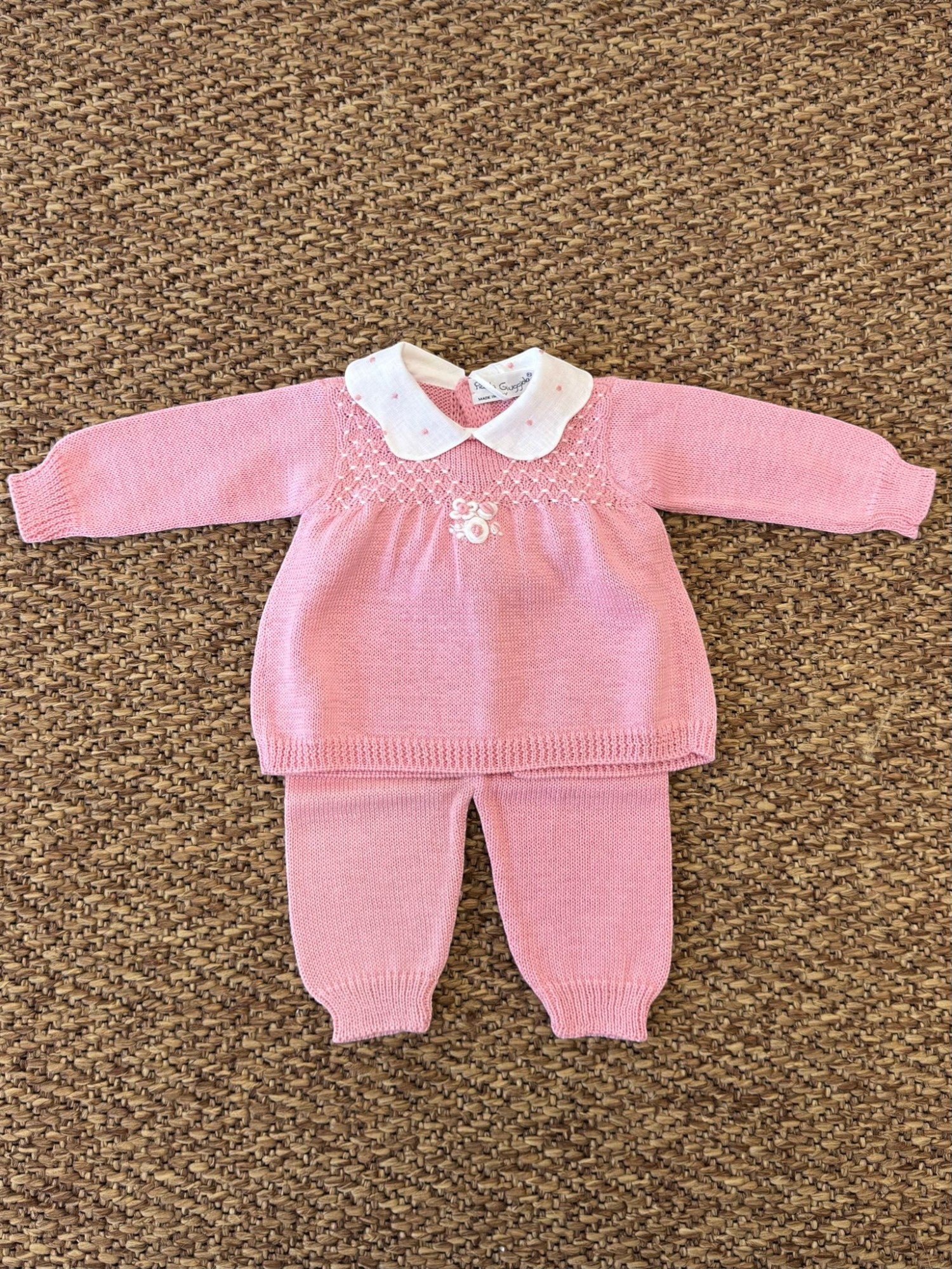 Coordinato Cuore Neonata ROSA TAORMINA 01 -  NANU' BABY