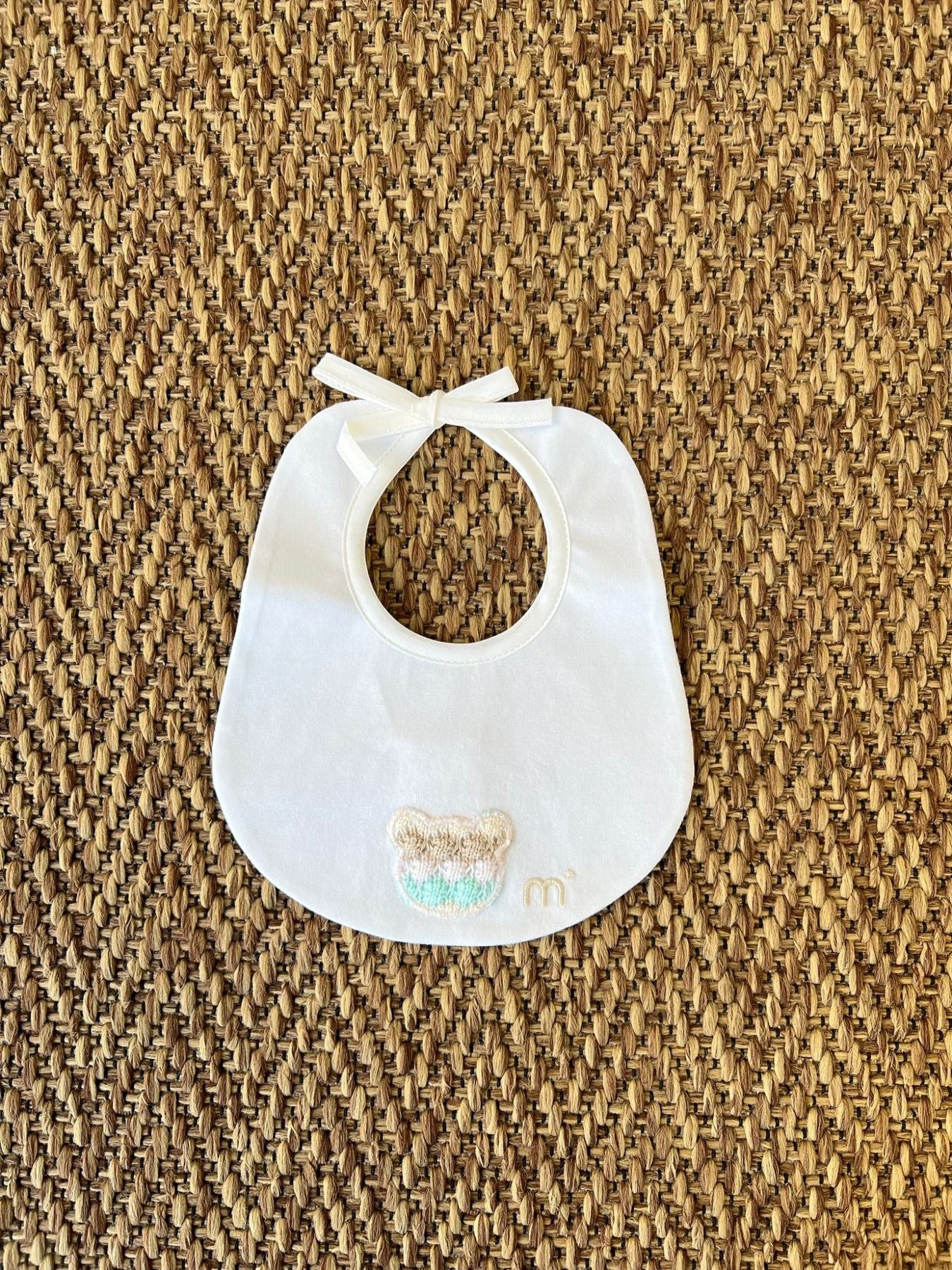 Bavetta Orsetto effetto bolle Neonata ROSA EP65BAVF -  NANU' BABY