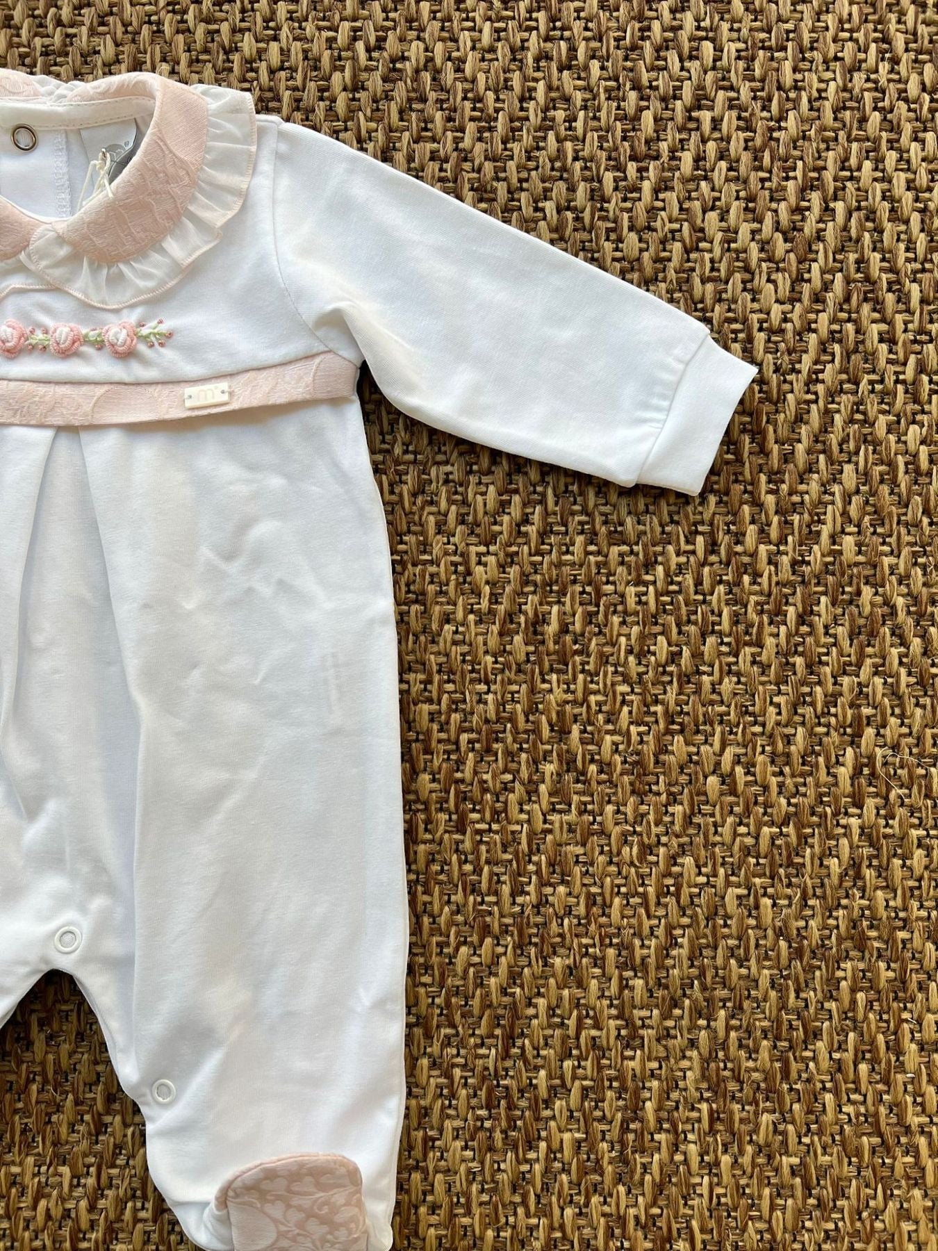 Tutina Neonata BIANCO EP2714 -  NANU' BABY