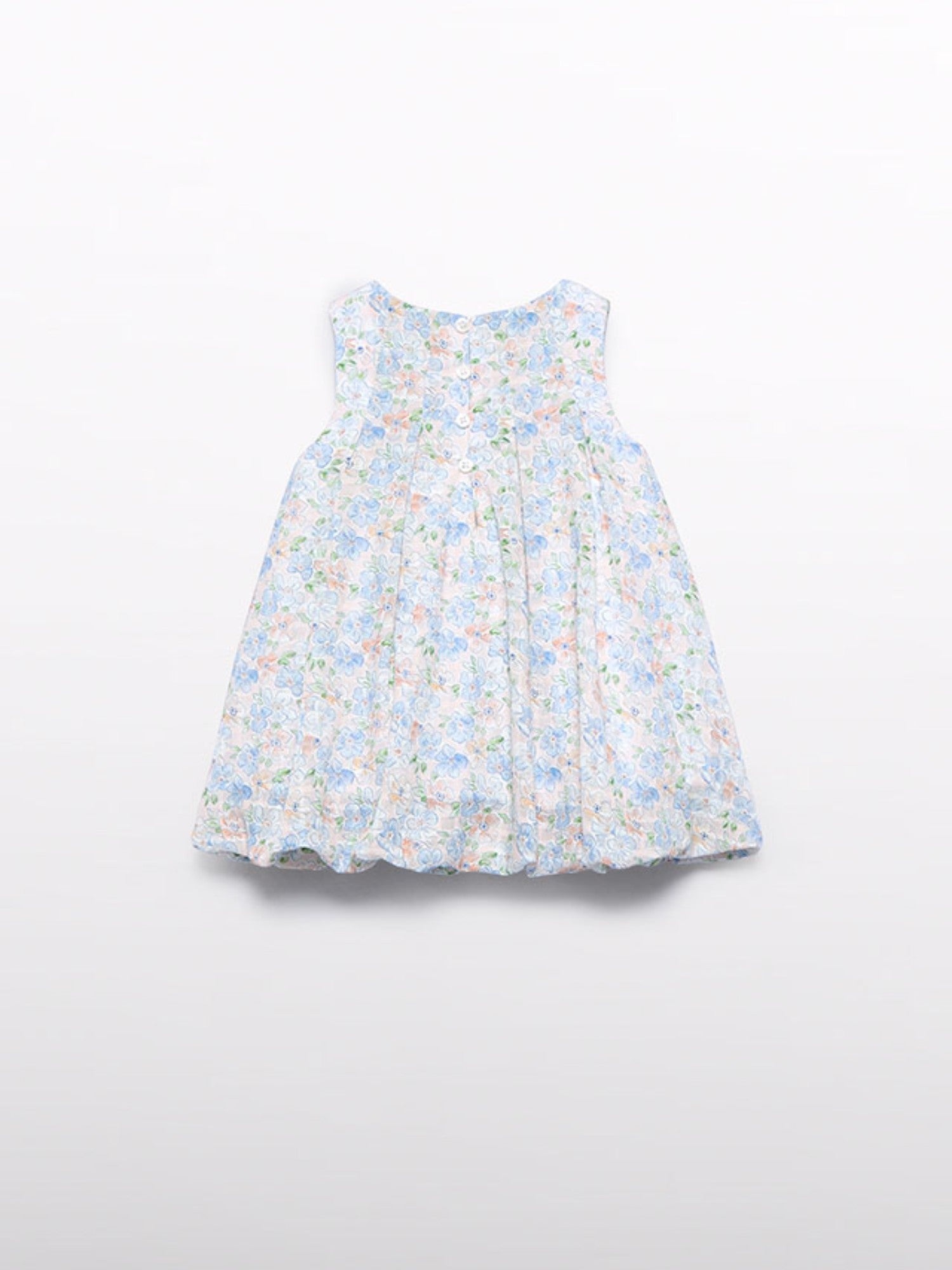 Abito  stampa fiori Bimba Salmone 5027 /6 -  NANU' BABY
