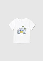 T-shirt Bimbo Bianco 1063/45 by MAYORAL