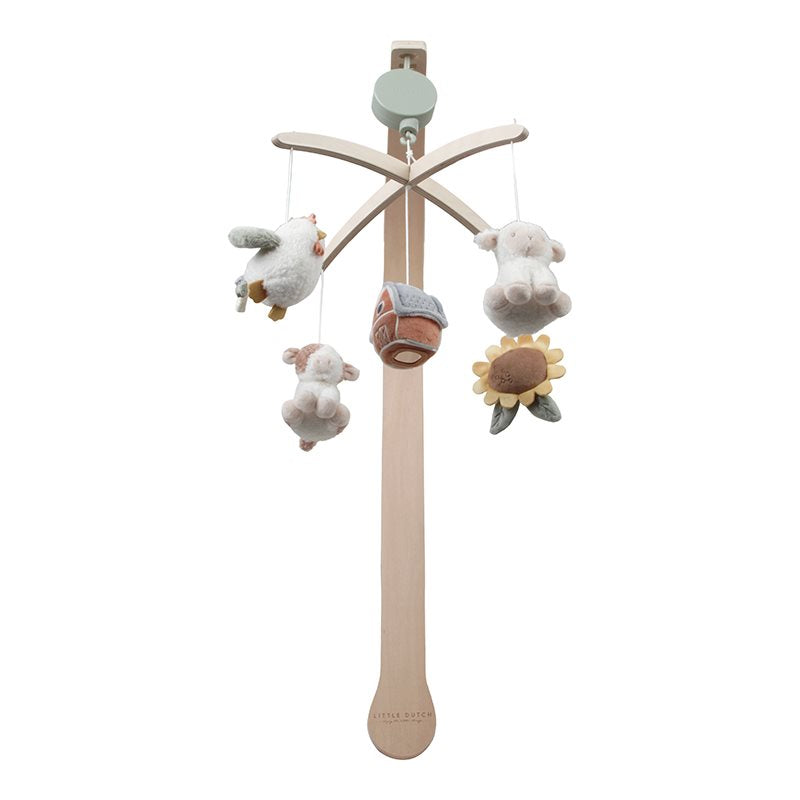 Giostrina musicale in legno Piccola Fattoria  MULTICOLORE LD8818 -  NANU' BABY