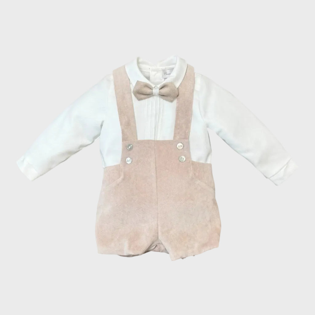 Completo Cerimonia Bimbo Beige 1/6417-B by PONTO POR PONTO