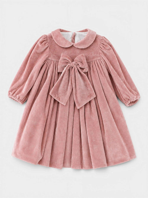 Abito Bimba Rosa L/1342 by SARTORIA DEI PICCOLI