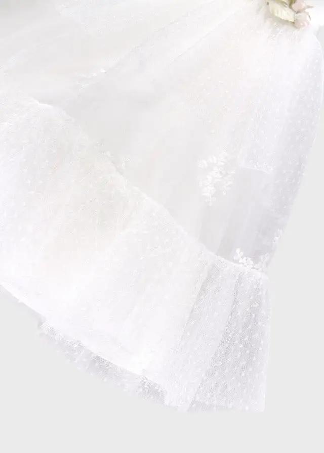 Abito Cerimonia Bimba Bianco FB099 by FLO' SARTORIA ITALIANA
