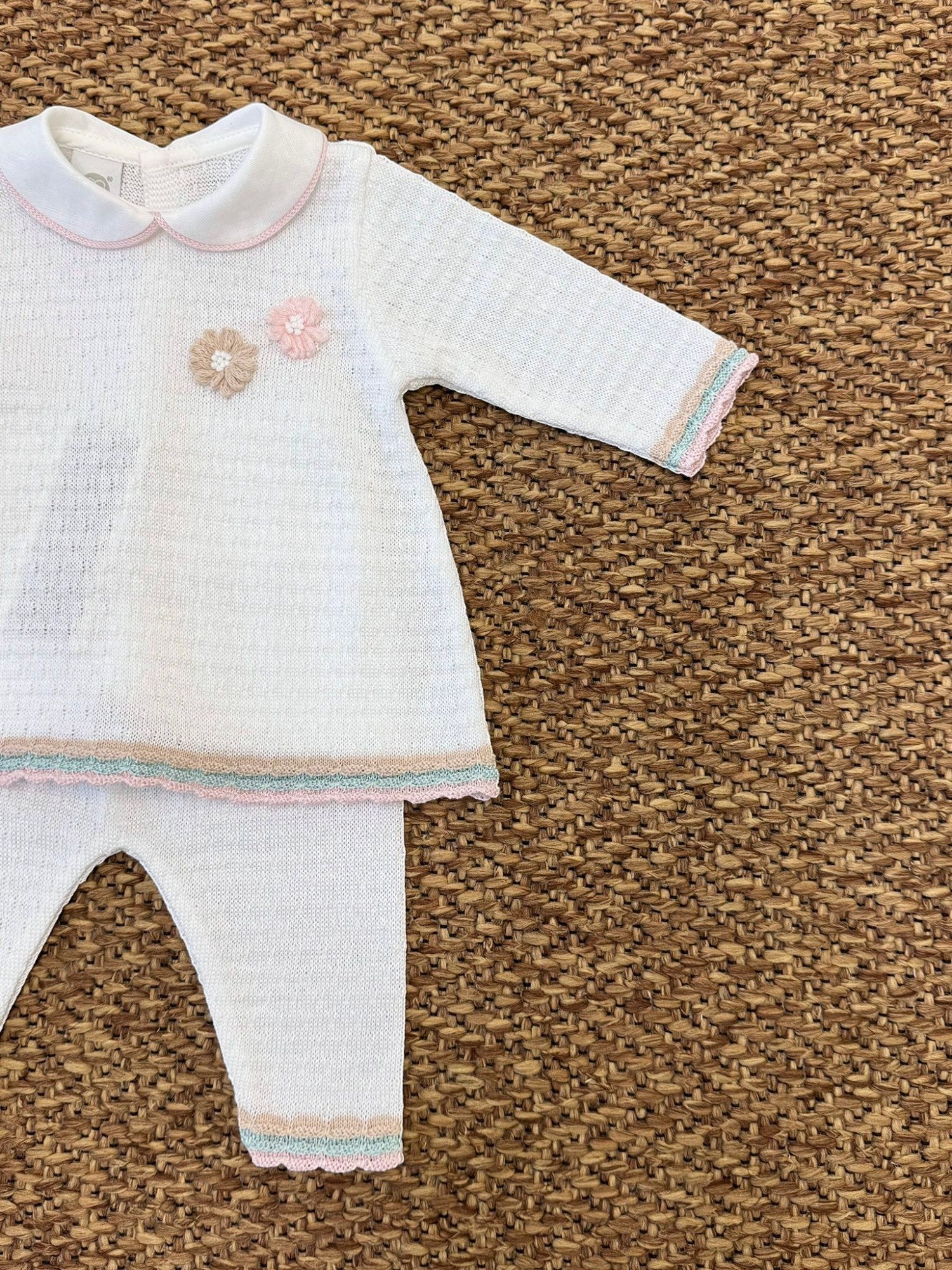Completo nascita Neonata BIANCO EB1519 -  NANU' BABY