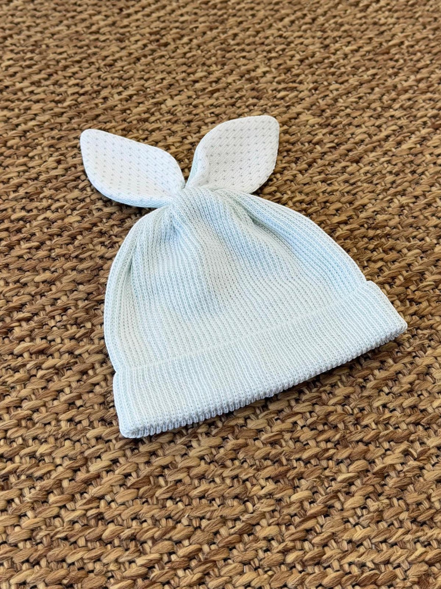Cuffia Neonato VERDE EB5471 -  NANU' BABY