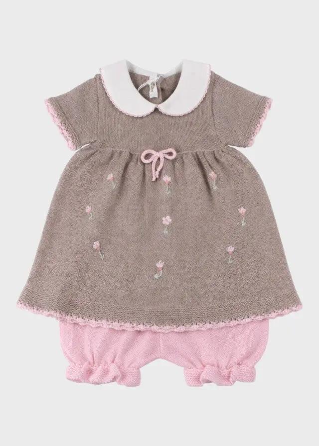 Completo nascita Neonata Avorio MARGHERITE 451 by BABY LORD