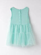 Abito Bimba Verde 0B338/4634 by SARABANDA