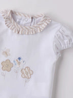 T-shirt Bimba Bianco 3B724/0113 by MINIBANDA
