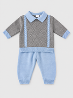 Completo nascita Neonato Grigio 8273 by BIMBALO'