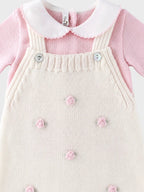 Salopette Bianco FIORI DI LOTO 329C/3031 by BABY LORD