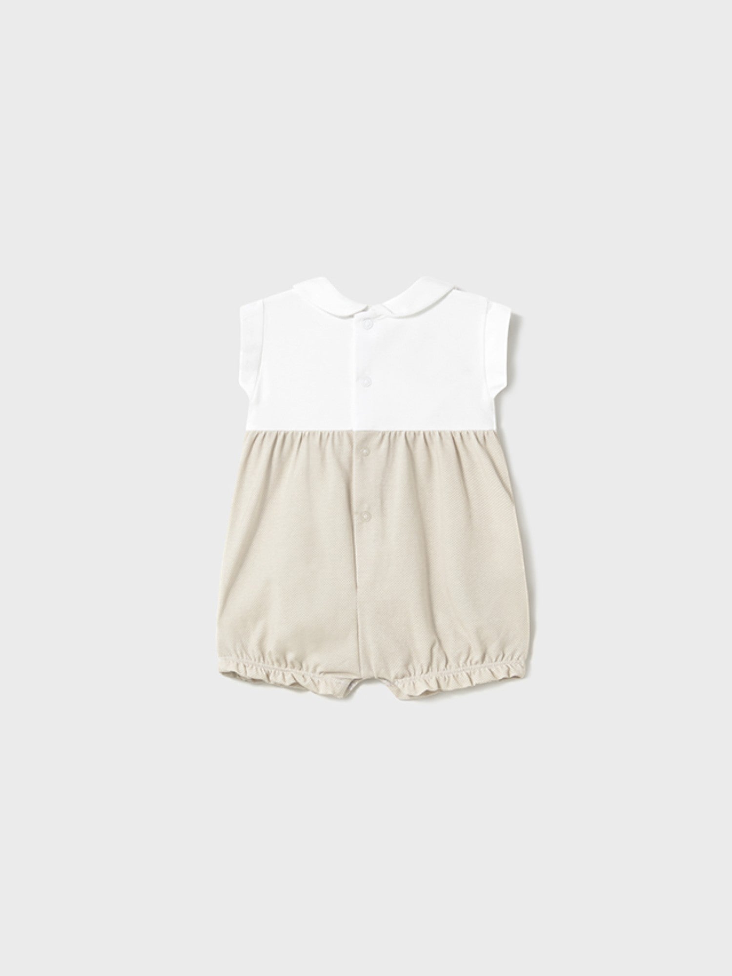 Set 2 pigiami corti Bimba BEIGE 1752 /BE -  NANU' BABY