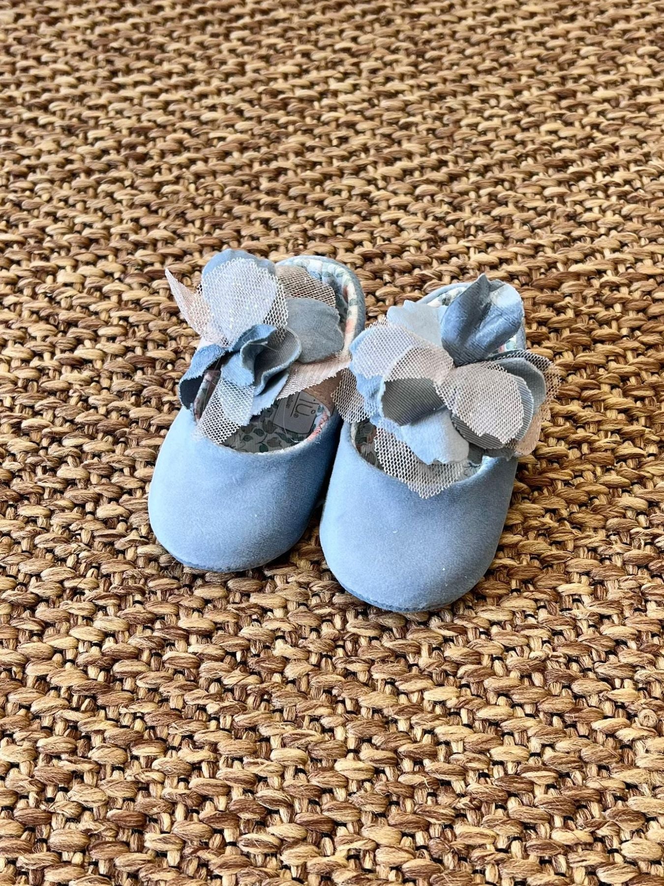 Scarpe Cerimonia Fiore Bimba CIELO IK318SC -  NANU' BABY