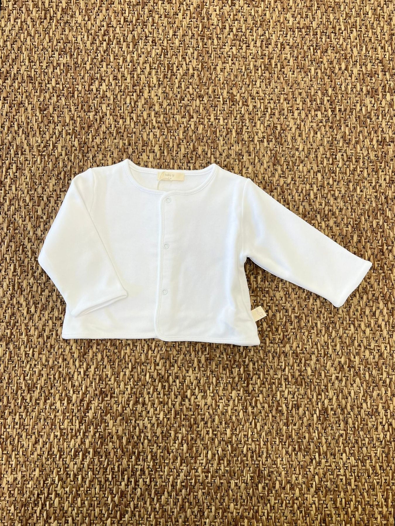 Giacca in Jersey Bimbo BIANCO BG83M -  NANU' BABY