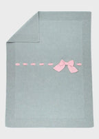 Coperta Neonata Verde FIOCCO FLOWER 191/V by BABY LORD