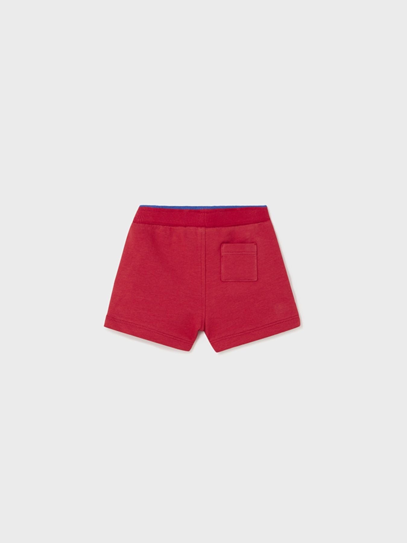 Pantaloncino felpa Bimbo ROSSO 1214 -  NANU' BABY