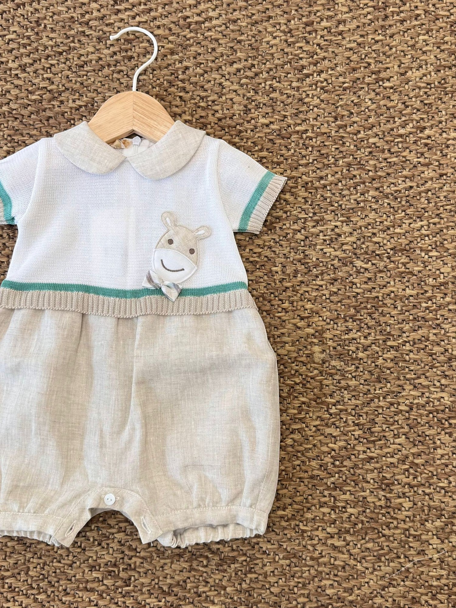 Pagliaccetto Neonato AVORIO 7613 -  NANU' BABY