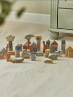 Blocchi costruzione in legno Multicolore LD7445 by LITTLE DUTCH