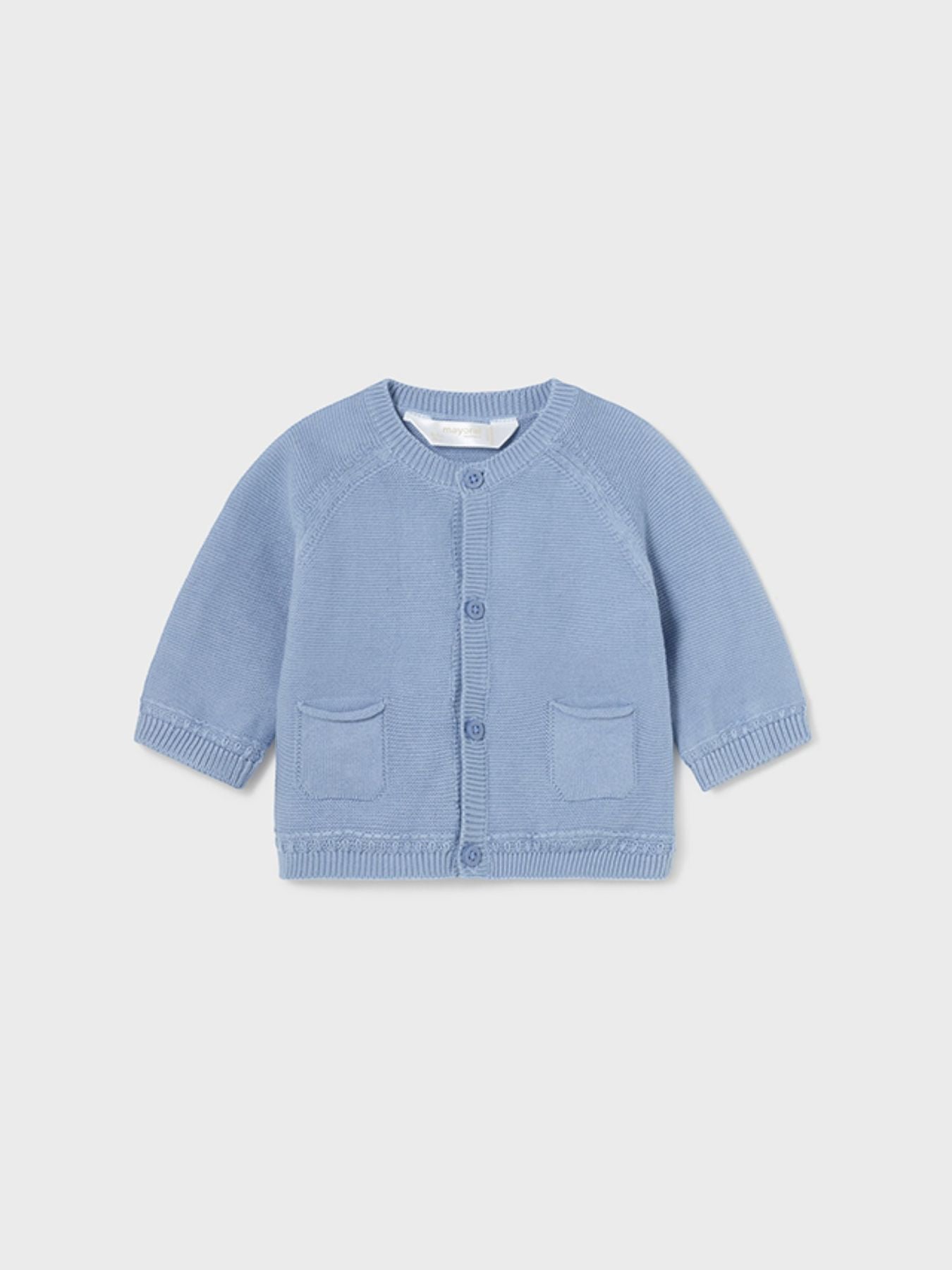 Cardigan tricot Bimbo AZZURRO 1380/A -  NANU' BABY