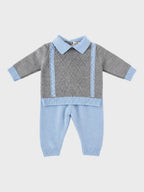 Completo nascita Neonato Grigio 8273 by BIMBALO'