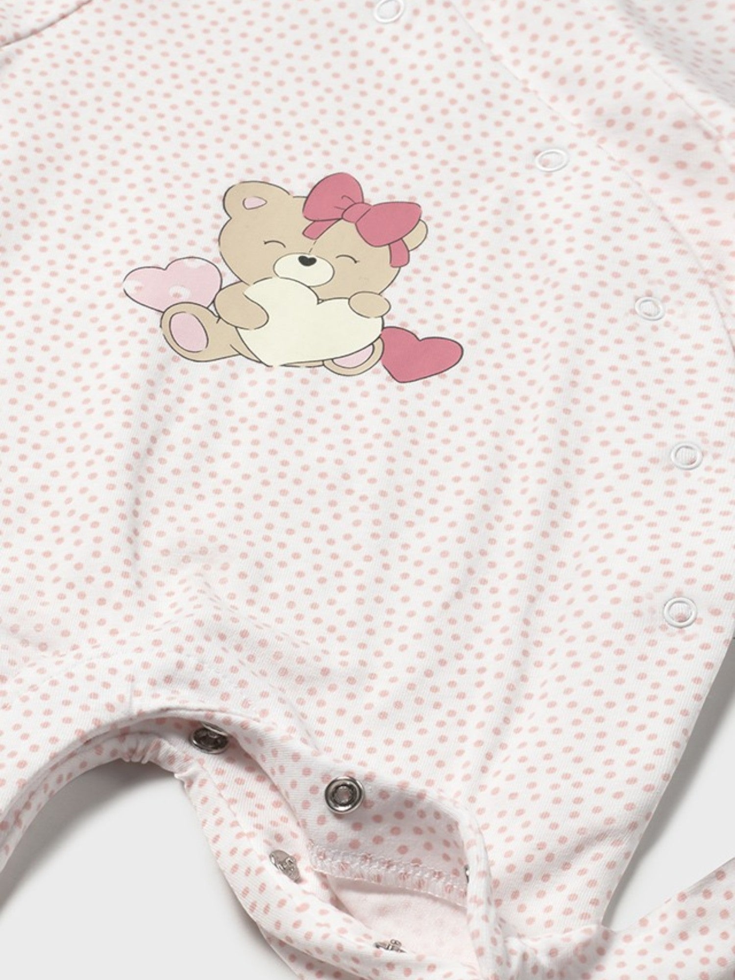 Pigiama lungo Neonata ROSA 1755 /R -  NANU' BABY