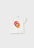 T-shirt Bimba Bianco 1079/90 by MAYORAL
