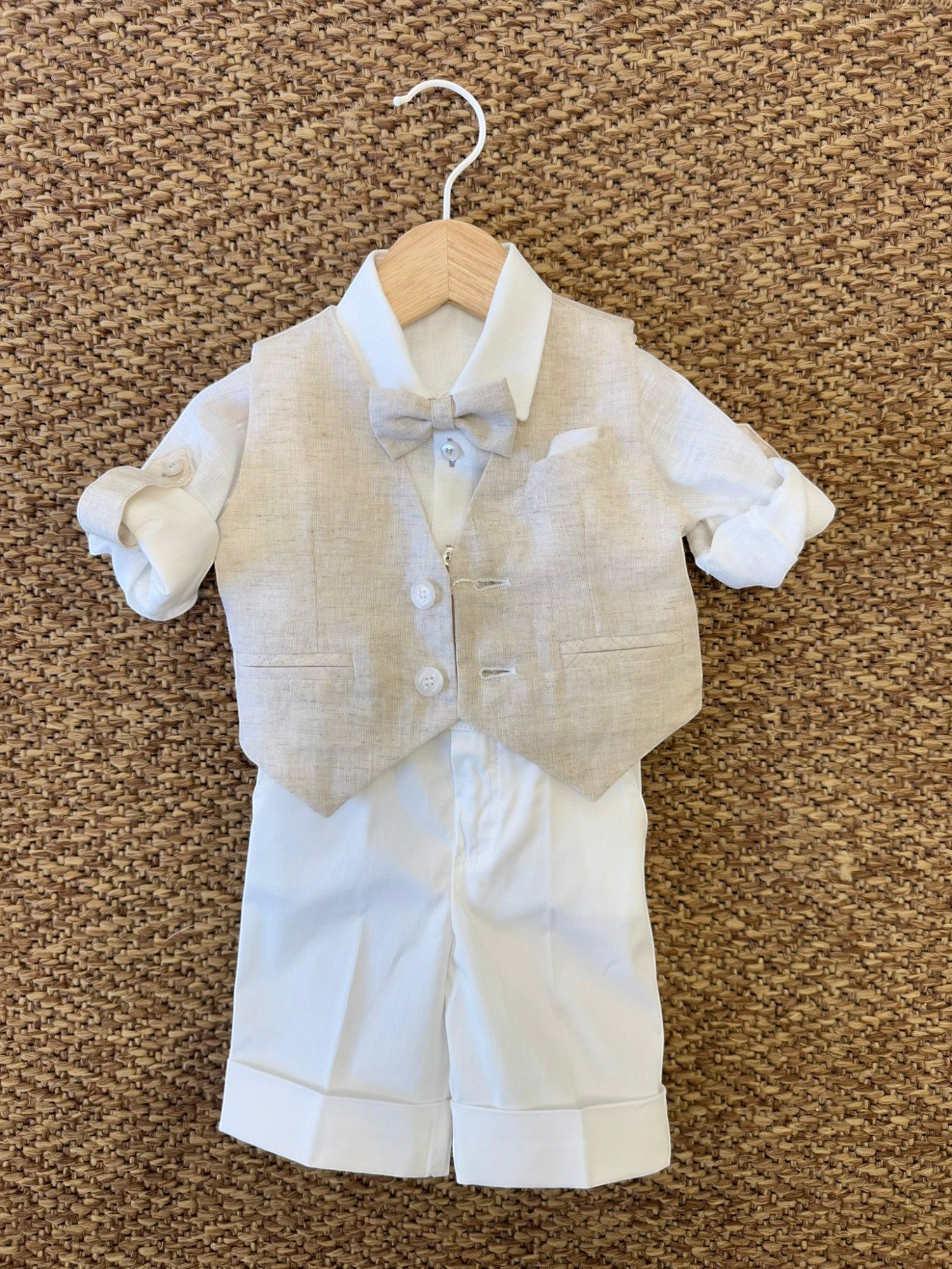 Completo Cerimonia Bimbo BEIGE M0407A/B -  NANU' BABY