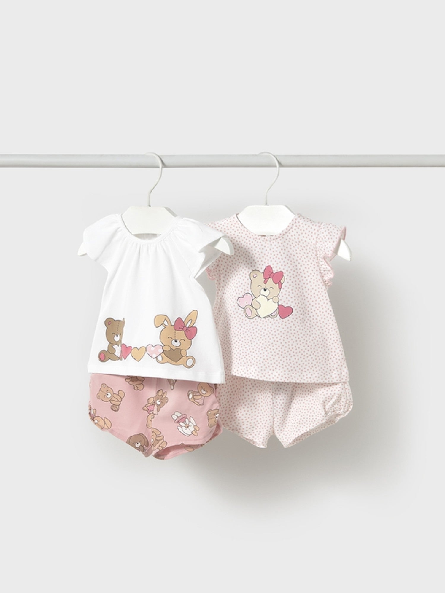 Completo punto 4 pezzi Bimba ROSA 1671 /R -  NANU' BABY