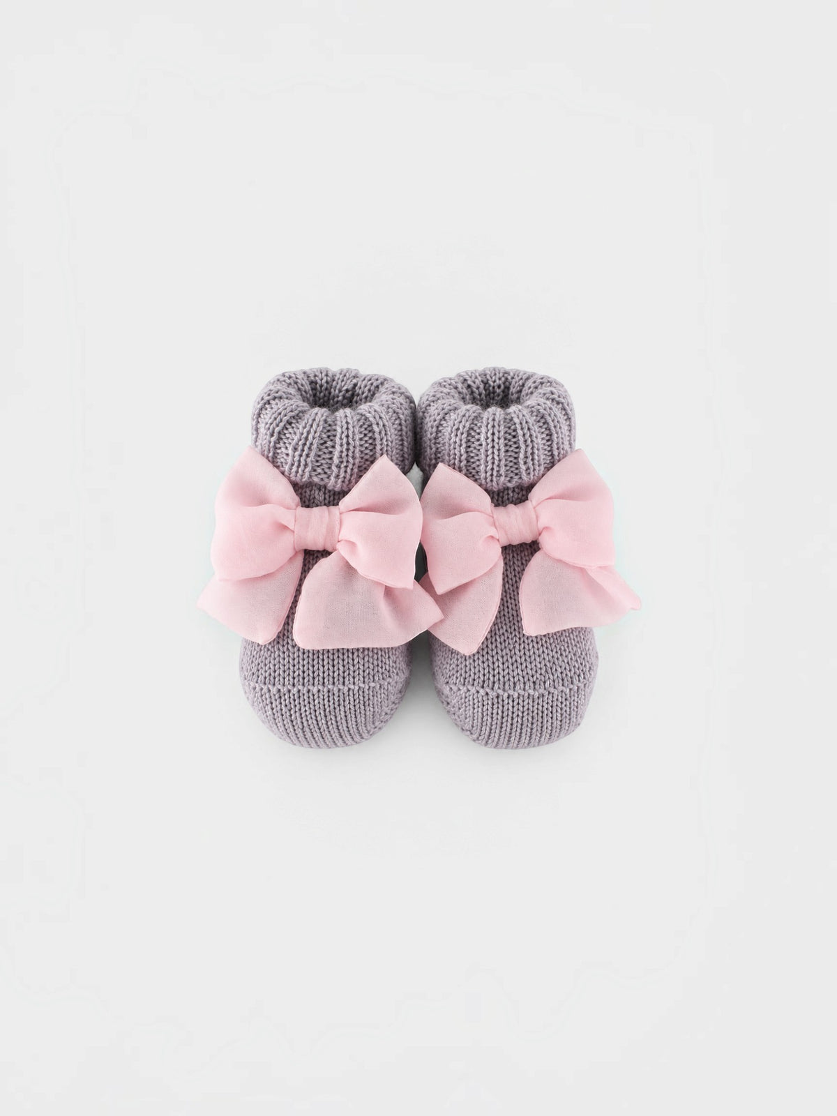 Babbucce Neonata Grigio CUORE/703